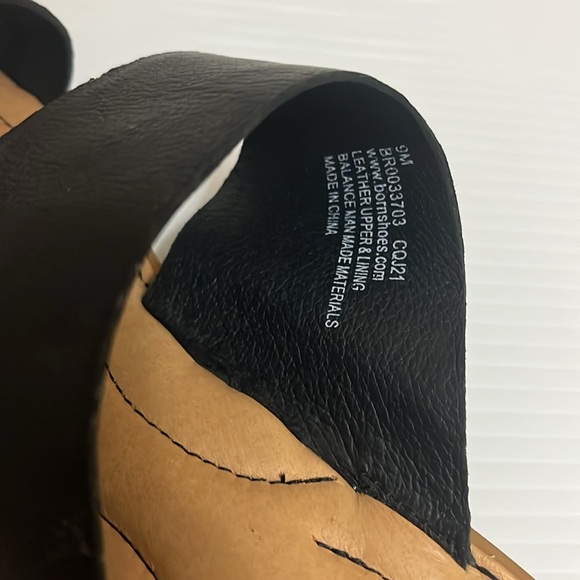 Never worn: Born Leather Slide Sandal - Picture 5 of 5